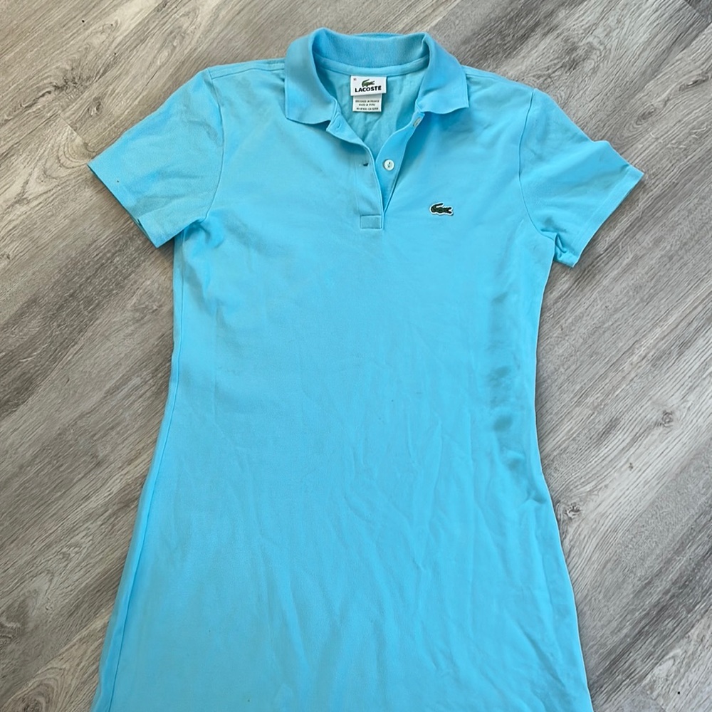 Blue Lacoste dress